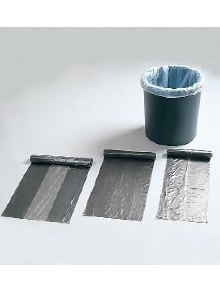 Sáček 500x600, 6mi, černý, HDPE