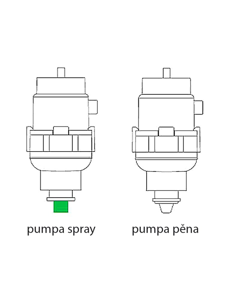 Náhradní pumpa - sprej S4