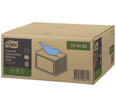 Netkaná textilie Tork modrá small pack W8