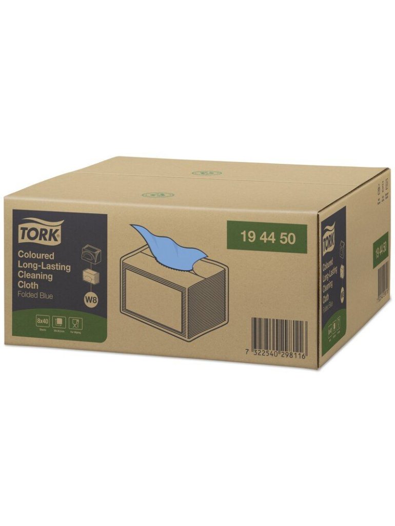 Netkaná textilie Tork modrá small pack W8