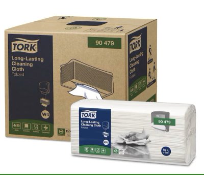 Netkaná textilie Tork Long-lasting 90 ks/bal bílé