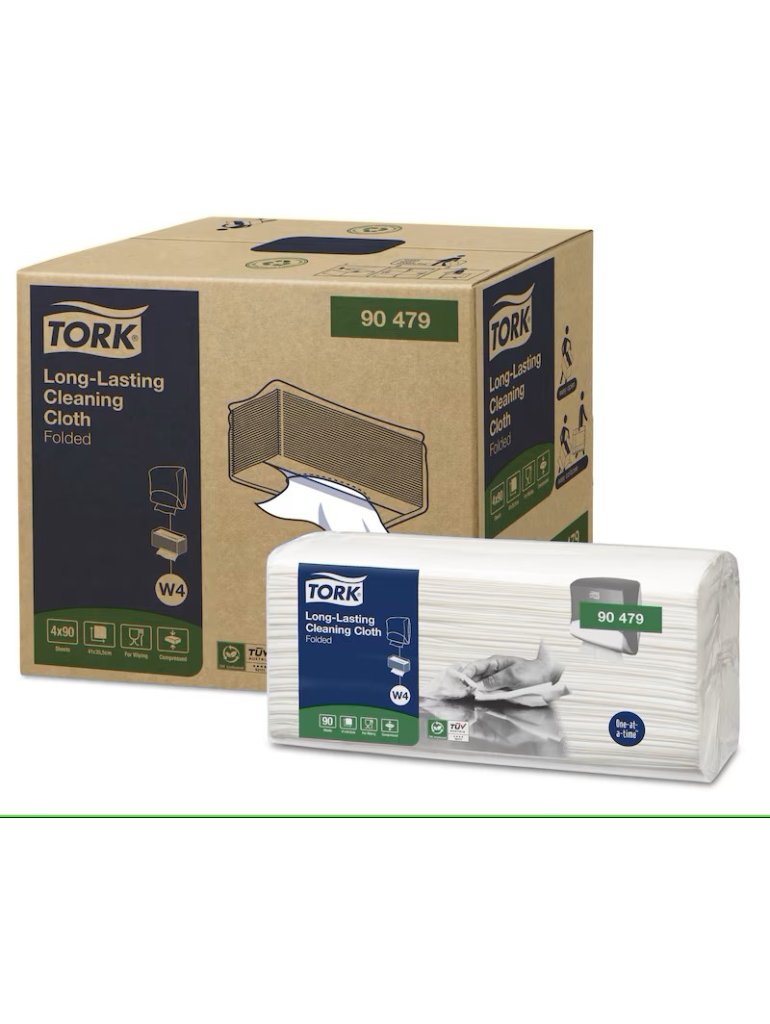 Netkaná textilie Tork Long-lasting 90 ks/bal bílé