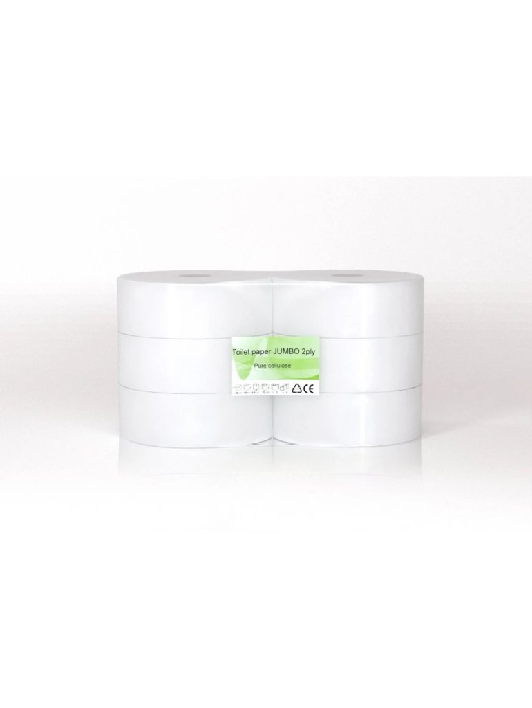 Toaletní papír JUMBO 230 2vr. cel. 6 rolí