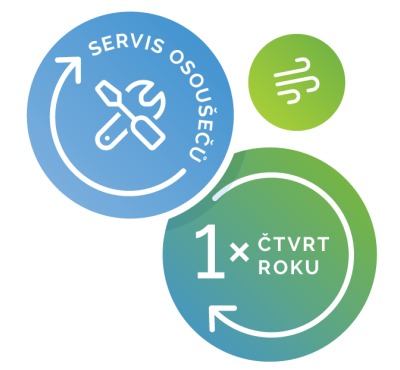 Pravidelný servis osoušeče rukou - 1 ks / 4 měsíce