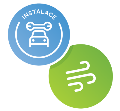 Instalace osoušeče rukou - 1 ks